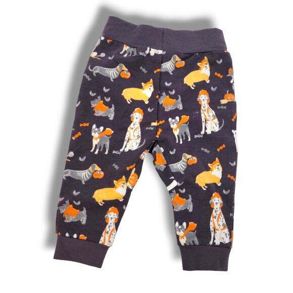 Tommy Bahama Baby Fall Halloween Dogs In Costume Harem Pants Size 0-3 Months‎ - Picture 2 of 6